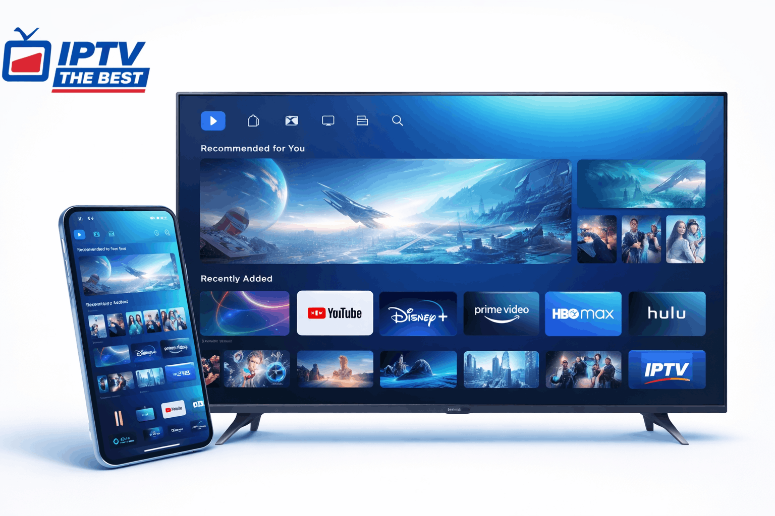 IPTV THE BEST su TV e smartphone